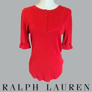 Ralph Lauren Women's Red Top